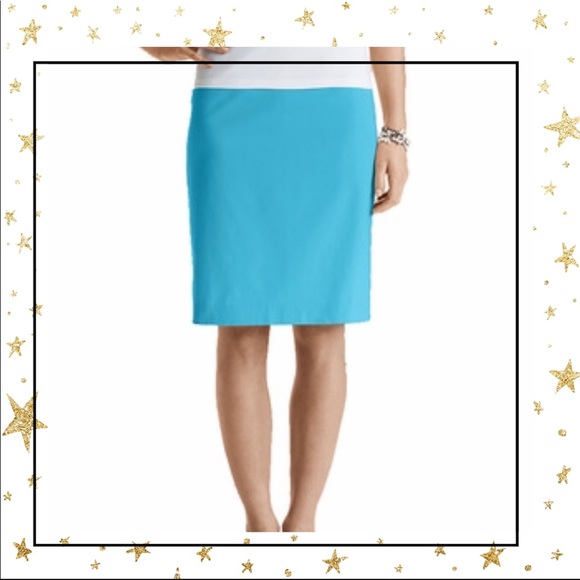 Talbots Dresses & Skirts - Talbots Turquoise Straight Knee length Skirt (C4)